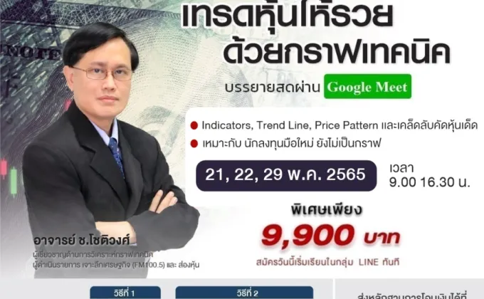 ปรับปรุงใหม่ - เรียน online- เทรดหุ้นให้รวยด้วยกราฟเทคนิค