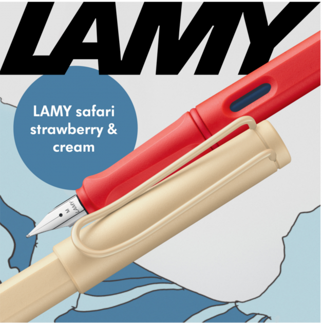 ครีเอทลายเส้นแห่งความสนุกไปกับ LAMY safari strawberry & cream