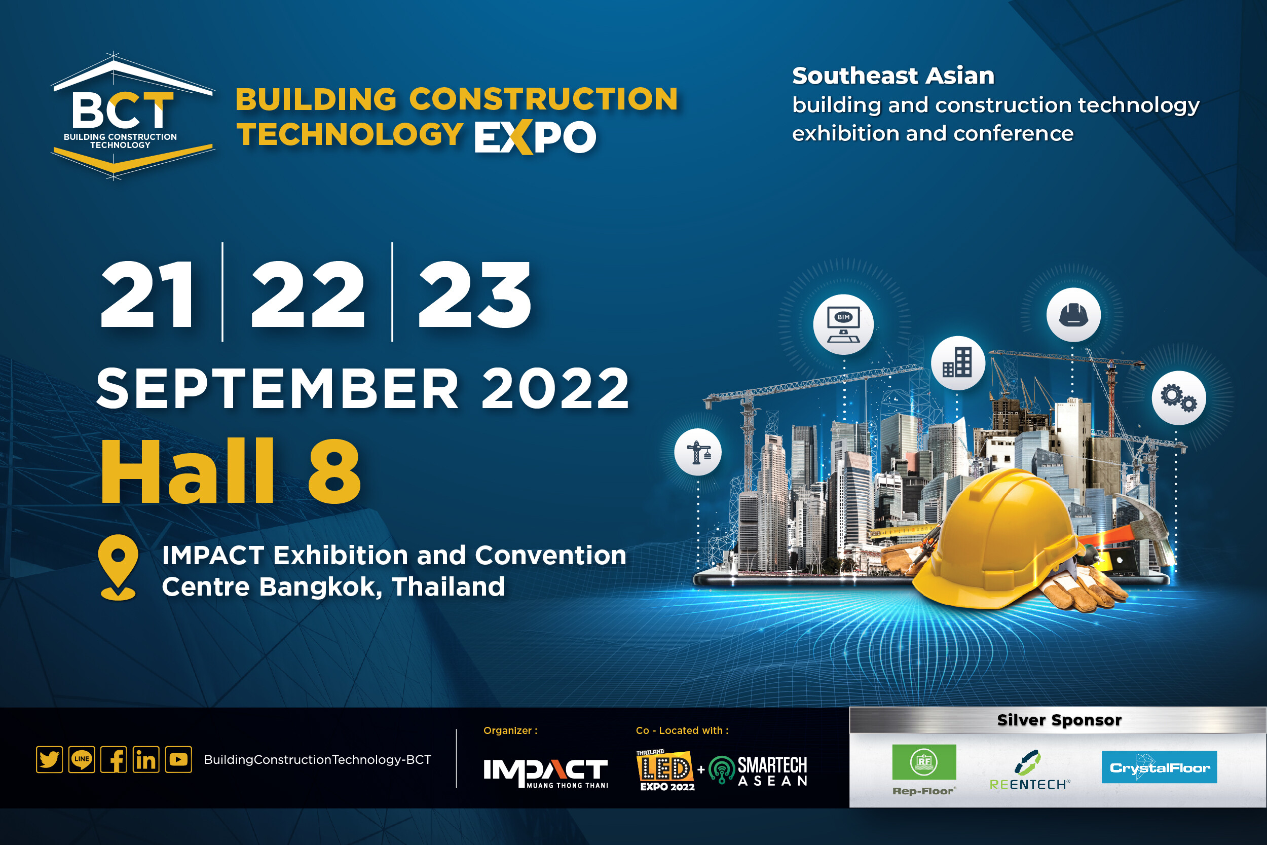 อิมแพ็คลุยจัดงาน BUILDING CONSTRUCTION TECHNOLGY EXPO งานแสดงสินค้าและสัมมนาเพื่ออุตสาหกรรมอาคารและการก่อสร้างบนพื้นที่จริง