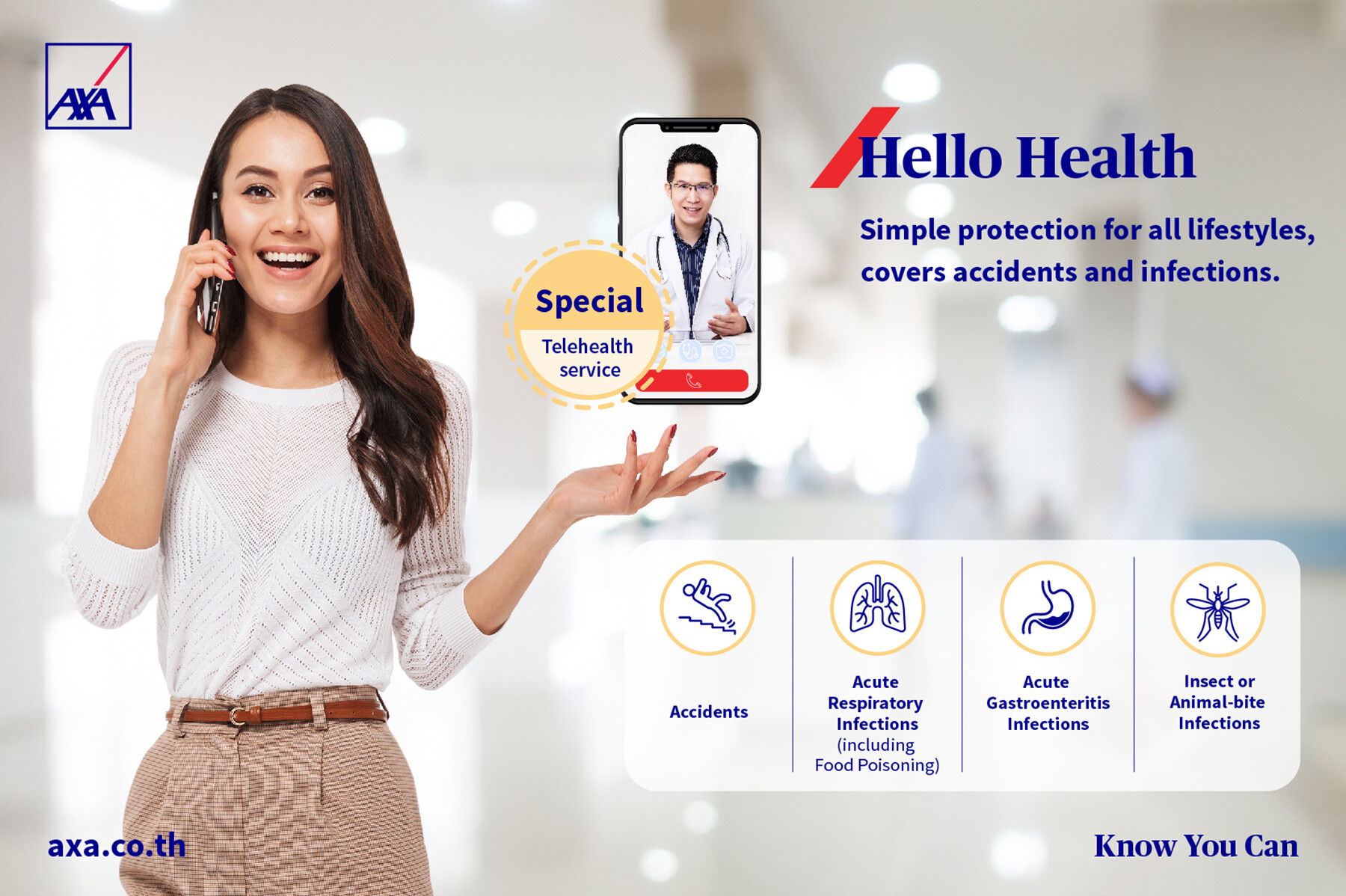 AXA Launches "Hello Health", an Affordable yet Comprehensive Health Insurance Plan Covering Accidents and Infectious Diseases