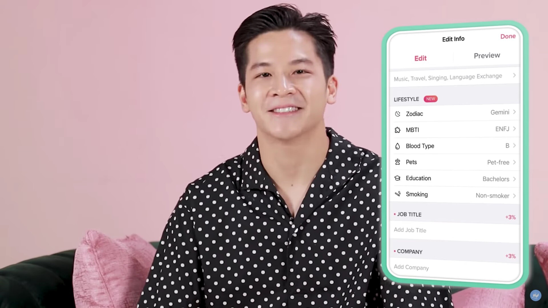 "มาร์ช จุฑาวุฒิ" สร้างโมเม้นต์ฟิน อิน เลิฟ ผ่านคู่ Match แอพ Tinder ในรายการ "SoulMatch"