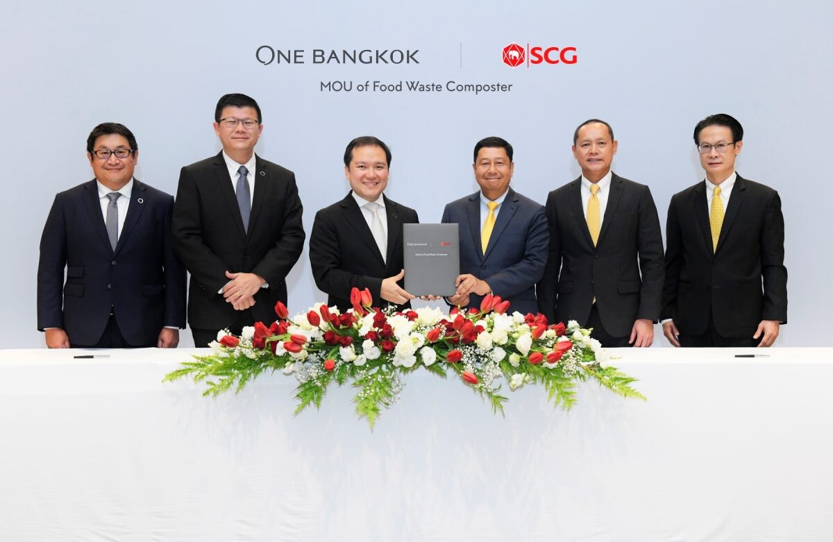 One Bangkok together with SCG announce high-efficiency zero food waste solution for its latest sustainability initiative