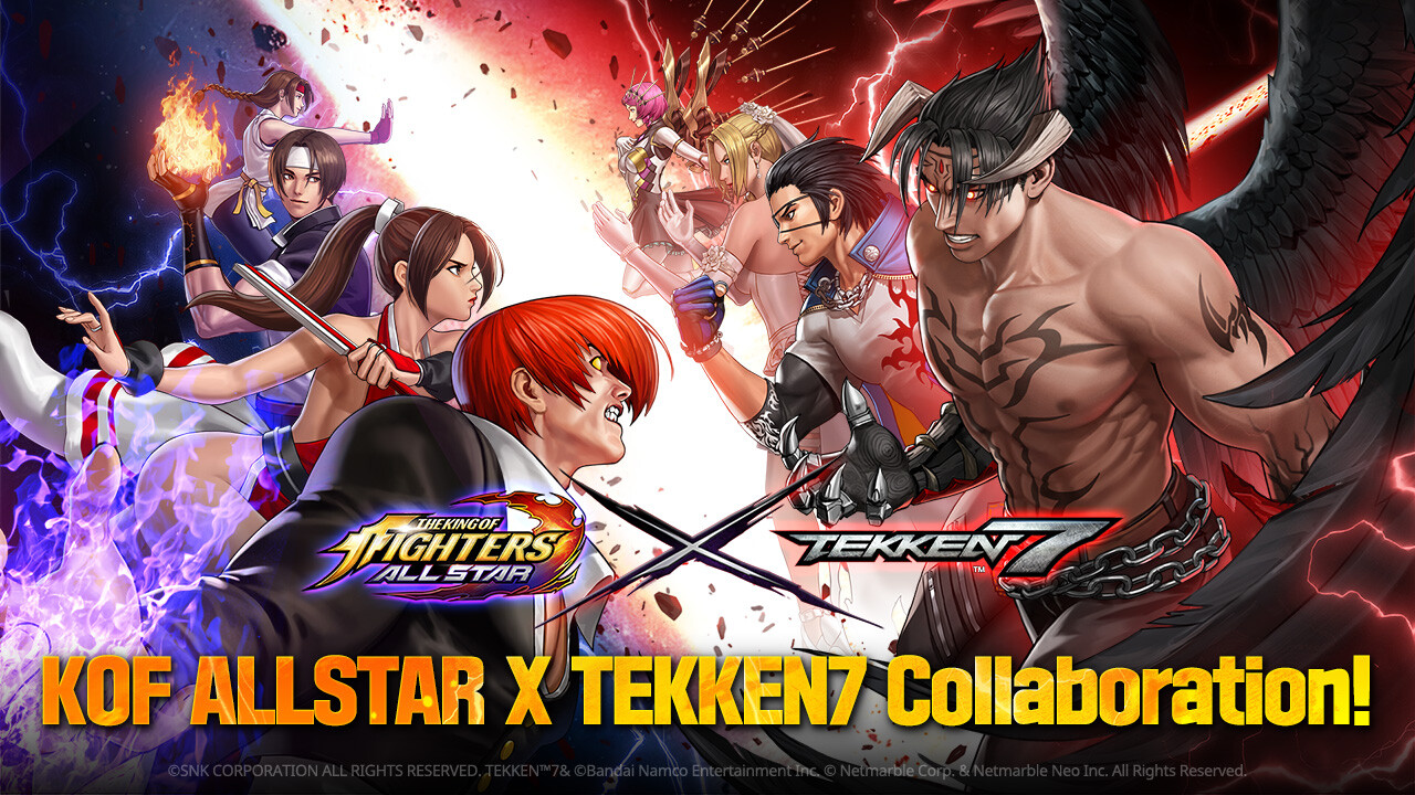 พลิกสังเวียนให้ลุกเป็นไฟ The King of Fighters ALLSTAR  X TEKKEN 7 คอลลาโบพิเศษสุดเดือดที่เหล่าไฟท์เตอร์ไม่ควรพลาด !