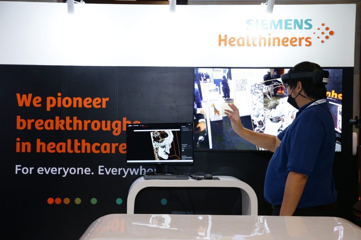 Siemens Healthineers showcased its AI-powered innovation "Patient Twinning" for precision therapy at HMA 2022