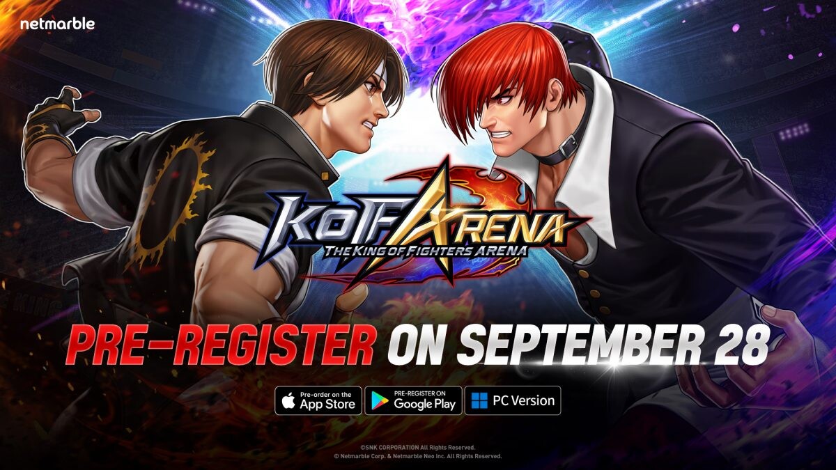 THE KING OF FIGHTERS ARENA เกมไฟท์เตอร์ใหม่ค่ายเน็ตมาร์เบิ้ล  เปิดให้ลงทะเบียนล่วงหน้าแล้ววันนี้ !