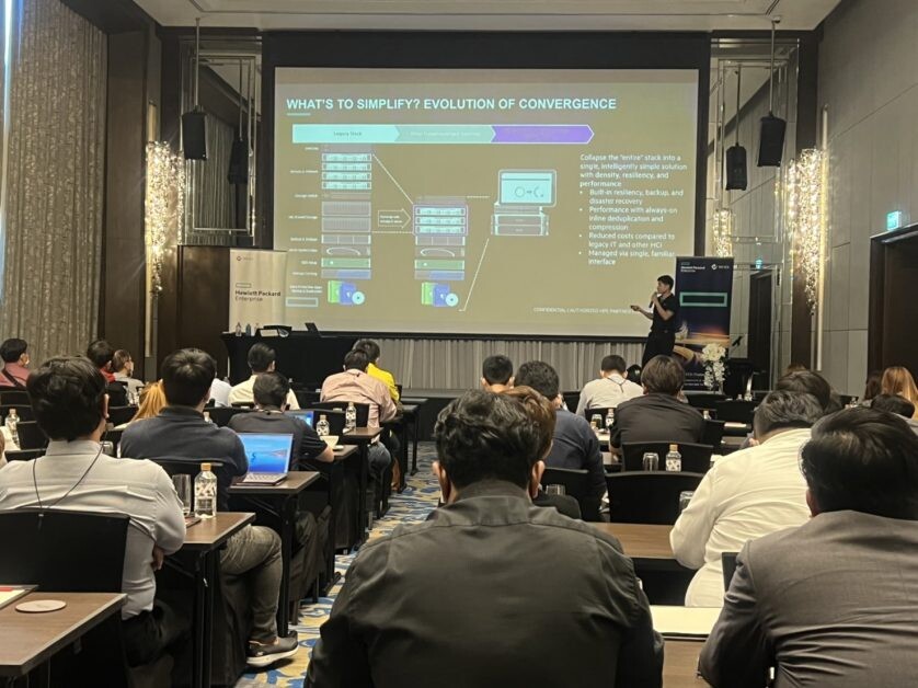 VST ECS (Thailand) together with HPE held a seminar on "Beyond  your imagination with HPE"