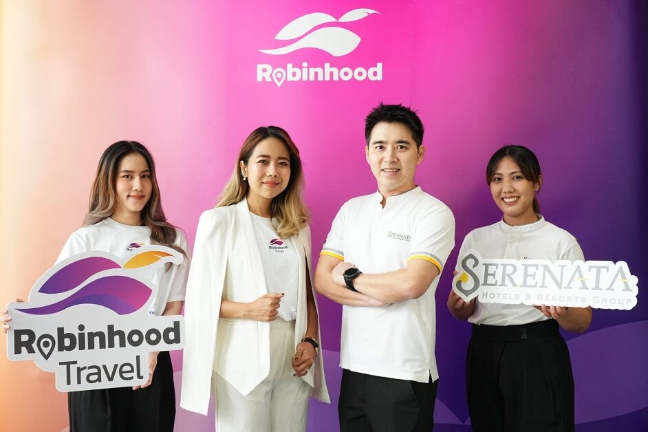 "Robinhood Travel" แท็กทีม "SERENATA Hotels & Resorts Group" กระตุ้นท่องเที่ยวไทยช่วงไฮซีซัน อัดโปรแรงส่วนลดที่พักสูงถึง 5,000 บาท