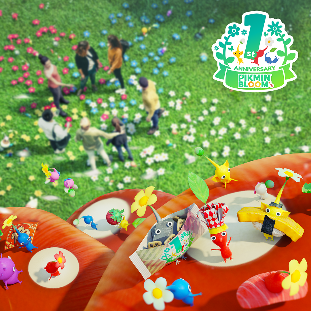 ฉลองครบรอบ 1 ปี กับ เกม Pikmin Bloom!