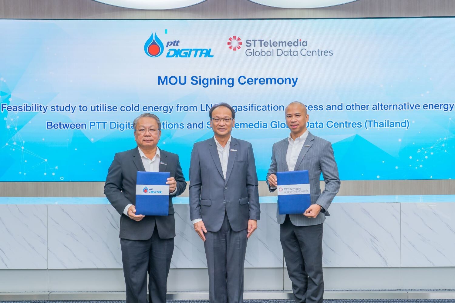 PTT Digital signs MOU with STT GDC Thailand for feasibility study to utilise cold energy from LNG regasification process and explore alternative energy sources