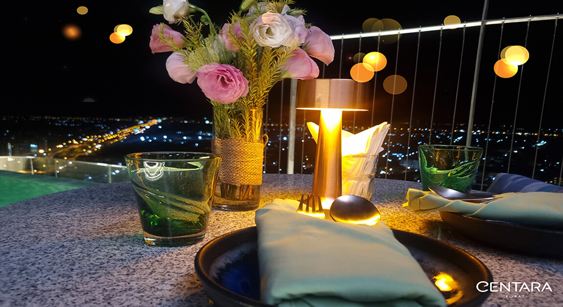 ดินเนอร์สุดพิเศษฉลองคริสต์มาสบนชั้นดาดฟ้าสูงที่สุดในโคราช "Picante Rooftop Bar" โดยเซ็นทารา โคราช