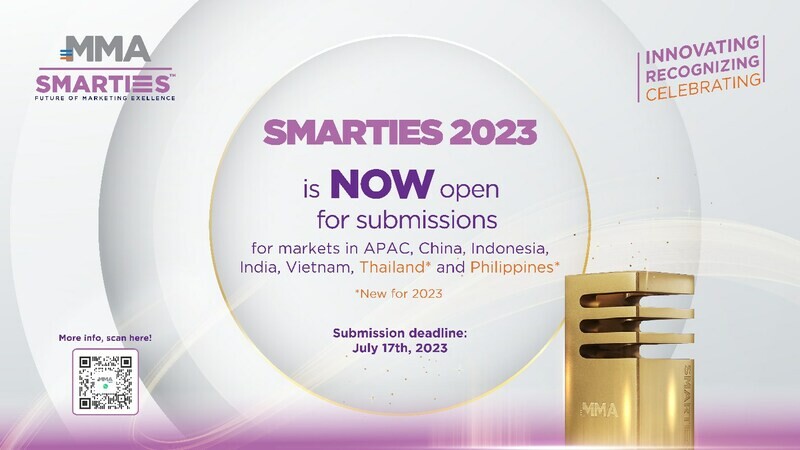 MMA Global Asia Pacific Welcomes Entries for 2023 SMARTIES(TM) Awards, Expands to The Philippines &amp; Thailand