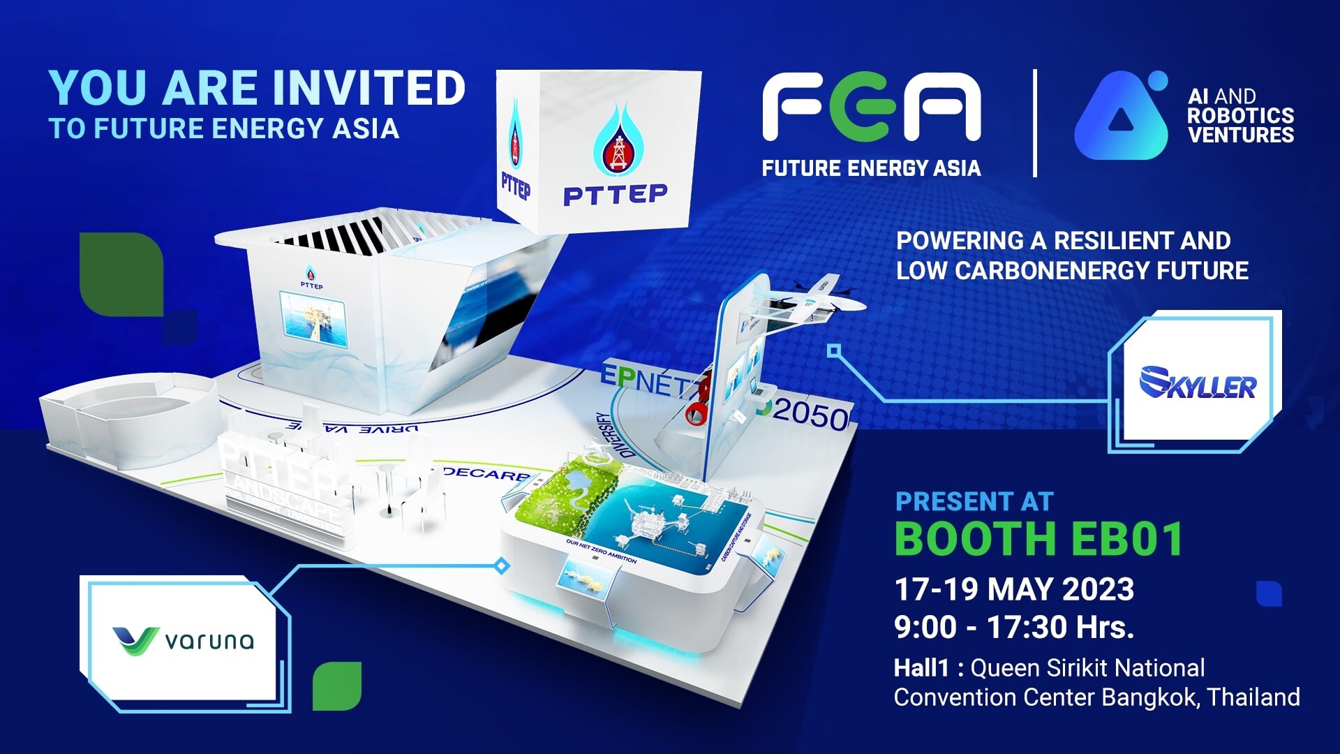 ARV ร่วมจัดแสดงนวัตกรรม ในงาน FEA 2023 มุ่งขับเคลื่อนการเปลี่ยนแปลงด้านพลังงานแห่งเอเชียสู่อนาคตที่ยั่งยืน ระหว่างวันที่ 17 - 19 พ.ค. นี้ ที่ศูนย์การประชุมแห่งชาติสิริกิติ์