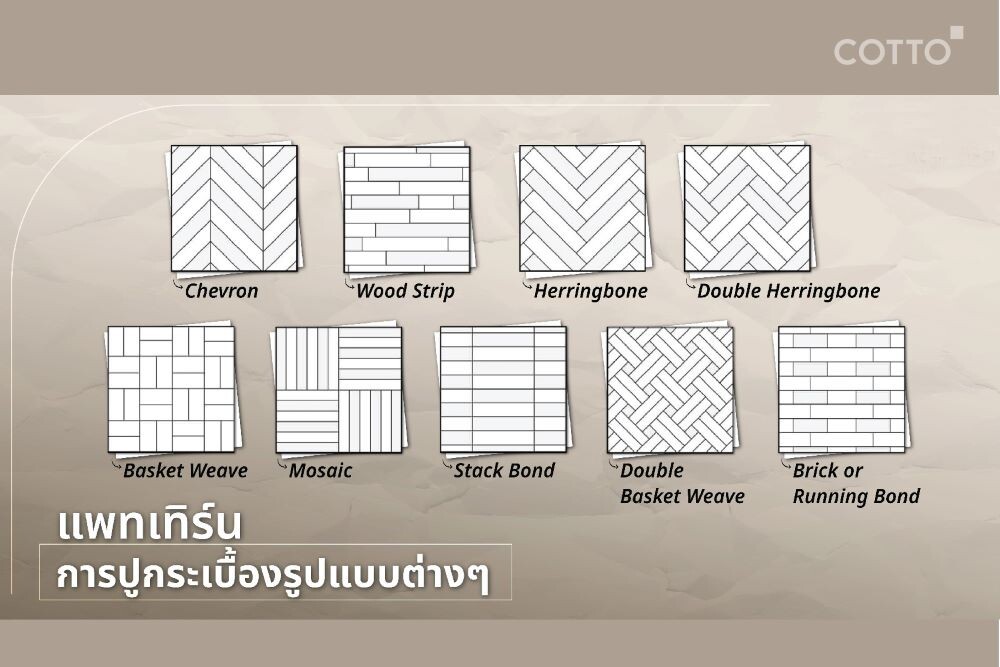 มาเปลี่ยนแนวคิด ให้ชีวิตอินแอนด์ชิค พร้อมเปิดมิติมุมมองใหม่ กับ 4 ไอเดียการวางกระเบื้องลายไม้ ที่จะทำให้พื้นไม้ ไม่เหมือนเดิม