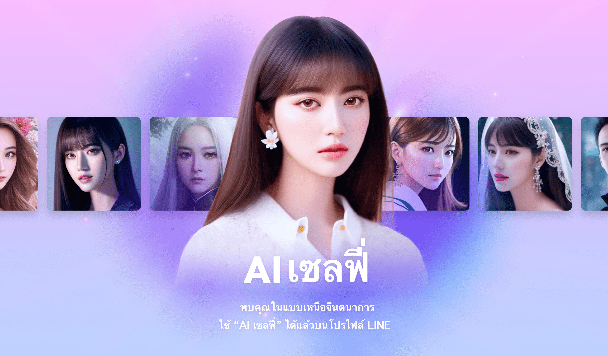 "AI เซลฟี่" บริการรูปโปรไฟล์ใหม่บน LINE สนุกไปกับภาพเหนือจินตนาการจาก AI