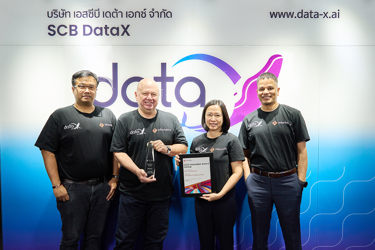 SCB DataX receives prestigious Risk &amp; Compliance Excellence Award at the 2023 Informatica Innovation Awards, recognizing outstanding data and ai expertise