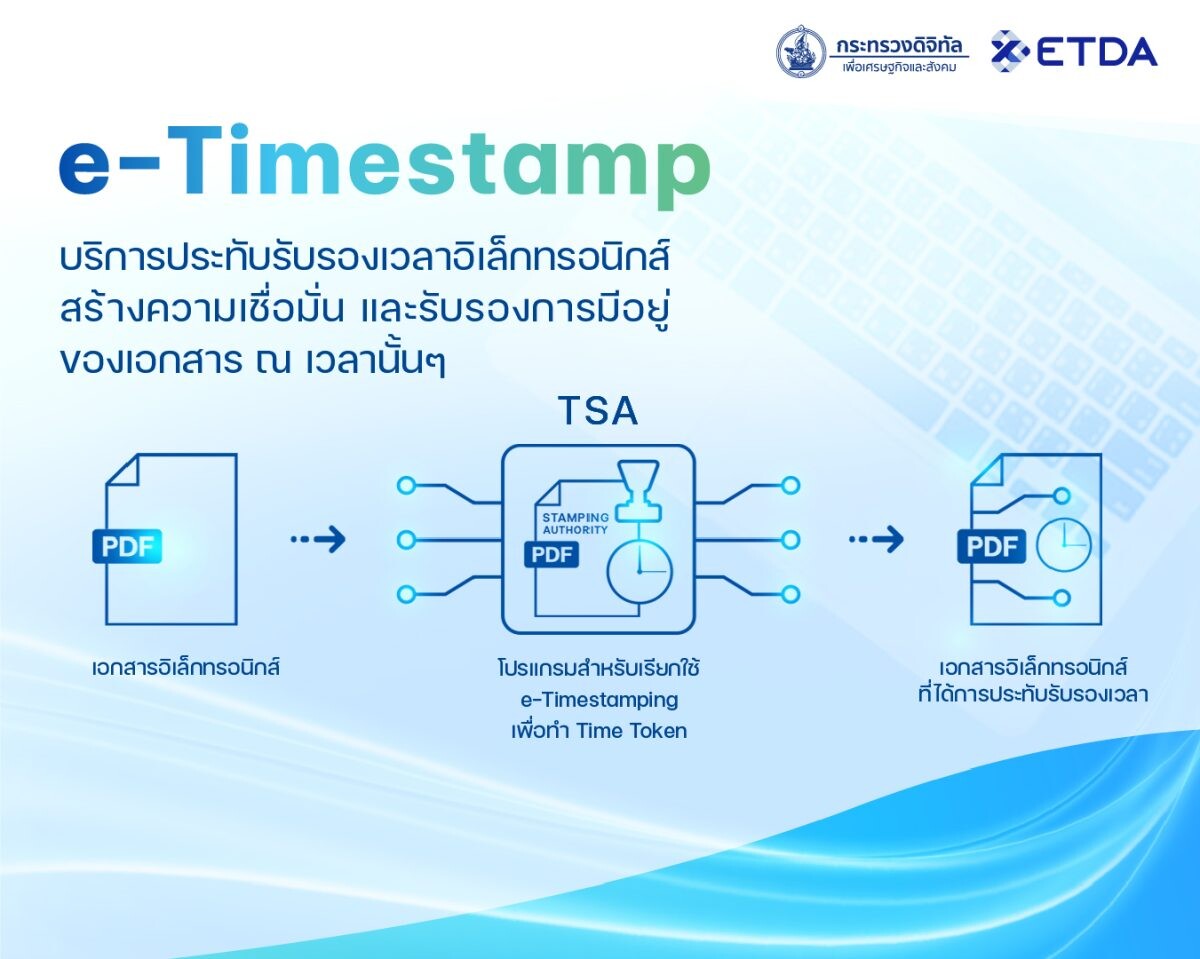 ETDA พาสำรวจแนวปฏิบัติ "ระบบราชการดิจิทัลยุคใหม่" พร้อมโชว์ 2 บริการ สร้างความเชื่อมั่น "เอกสารอิเล็กทรอนิกส์"