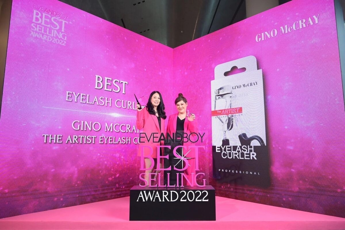 GINO McCRAY คว้ารางวัล "EVEANDBOY Best Selling Award 2022"