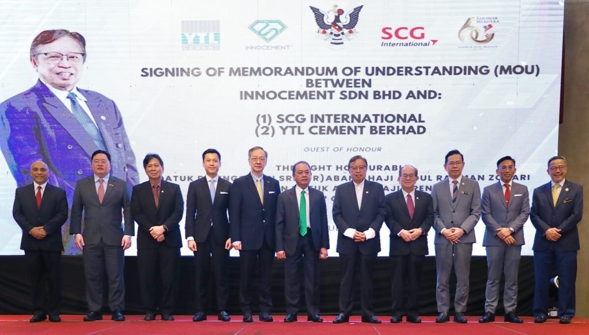 SCG International and InnoCement Collaborate in the Development of Supply, Production, and Operational Technology for Cement and Concrete Business in Sarawak, Malaysia