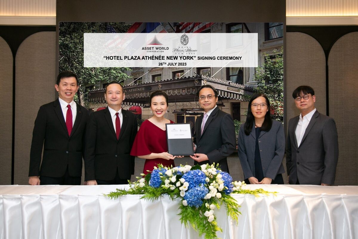 AWC continues to enhance long-term growth, investing in Hotel Plaza Athenee New York and creating synergy between Bangkok and New York - and delivering exceptional brand value