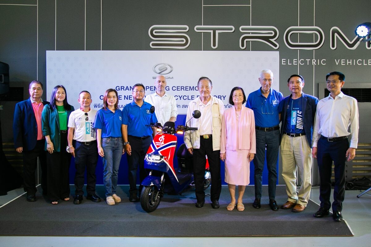 STROM Officially Open its Electric Motorcycle Factory Increase Production Capacity to Meet the Demand of Customers in Thailand