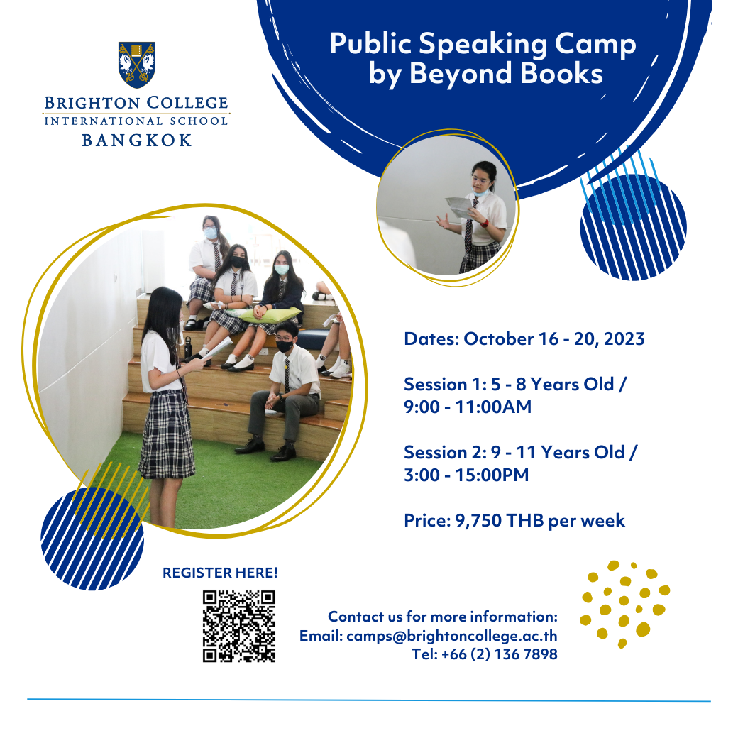 Join us for October Camp at Brighton College Bangkok!