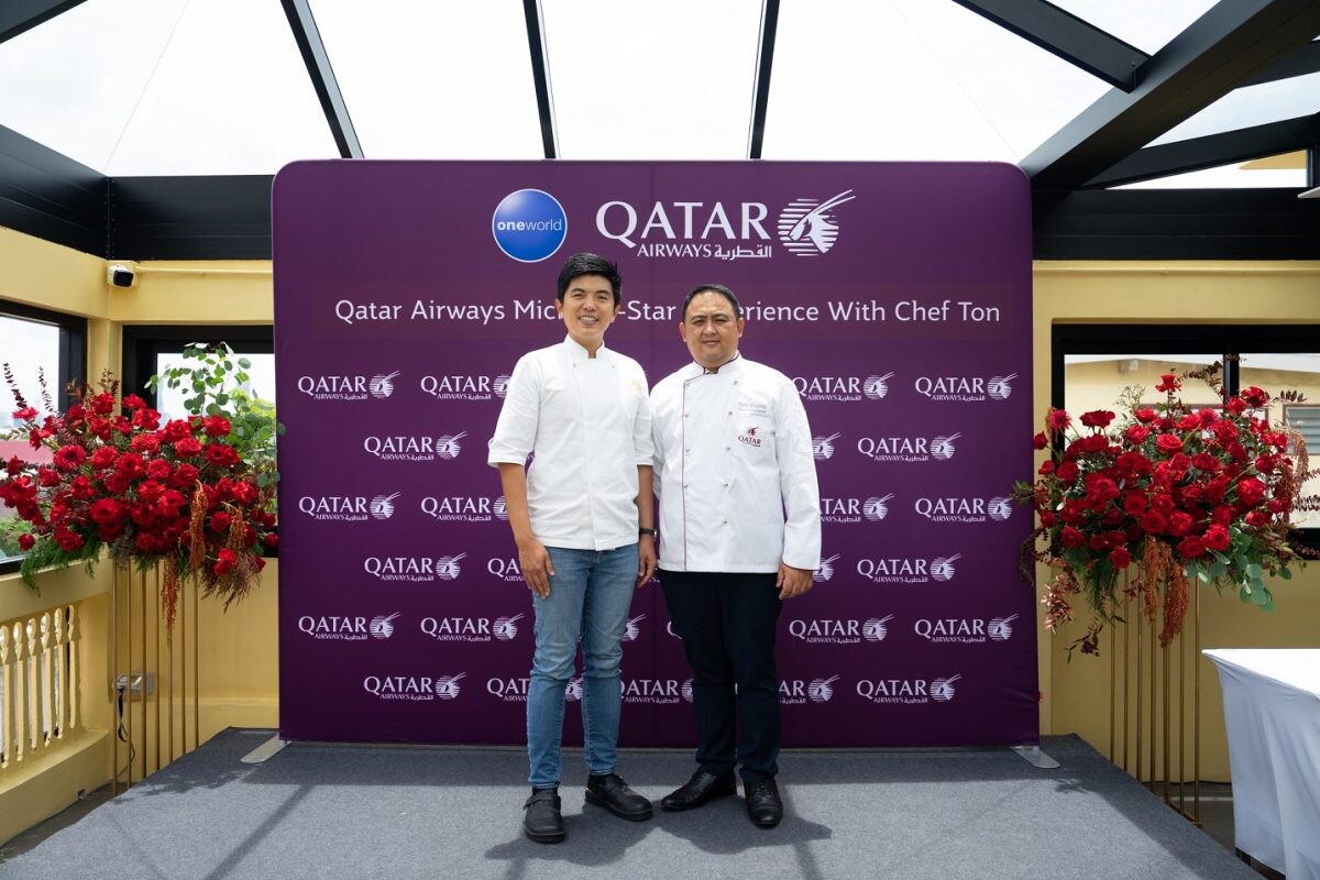 Qatar Airways Launches Exclusive First and Business Class Menu by Thai Celebrity Chef, Chef Ton, for its Thailand-Doha Services and selected APAC routes