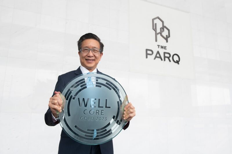 "The PARQ", Thailand's First development with LEED Gold(R) and WELL Certified(TM) Core Gold, responds to a Well-balanced Office