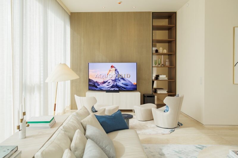 Sharp Thai and Scope Langsuan partner to enhance the modern lifestyle by Showcasing AQOUS XLED TV and Purefit Air Purifier.