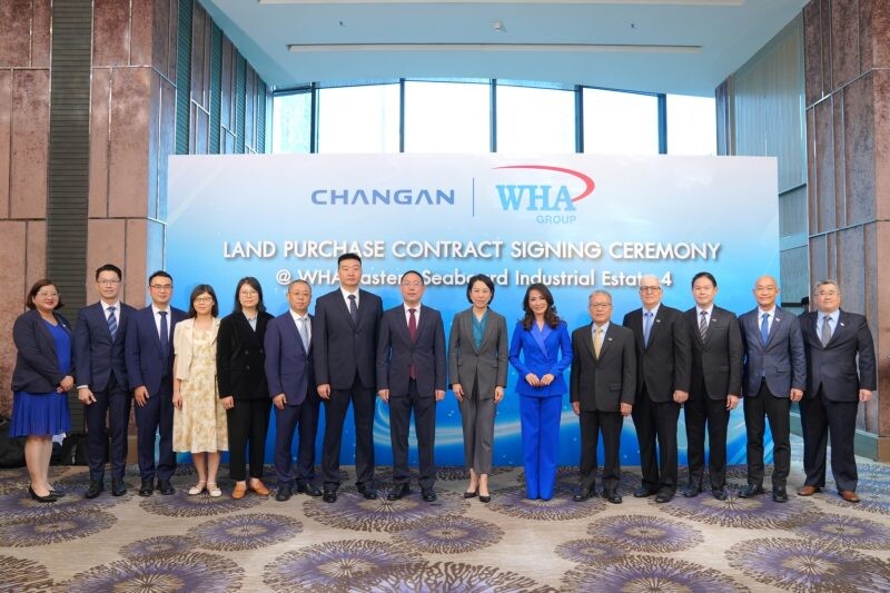 WHA Seals a Significant FDI Deal of the Year with Changan Auto Southeast Asia to Set Up EV Production Base for Worldwide Export at WHA Eastern Seaboard Industrial Estate 4 With First-Phase Project Value of Over 8,862 Million Baht