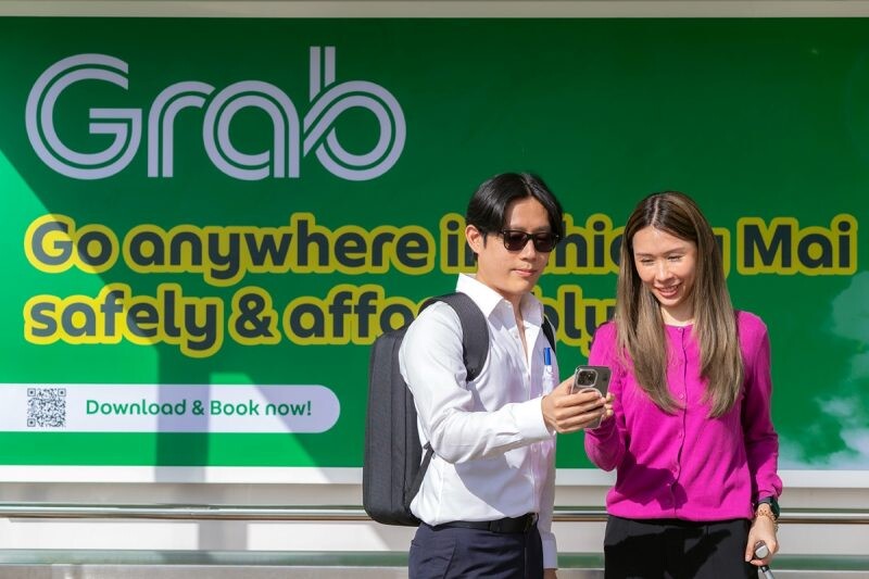 Grab Opens Pickup and Drop-off Area at Chiang Mai Airport