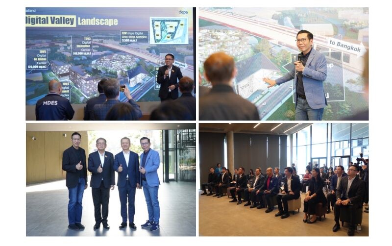 MDES On-Site Inspection of Thailand Digital Valley Project Progress and Consultation with Private Sector on Advancing the Country's Digital Ecosystem