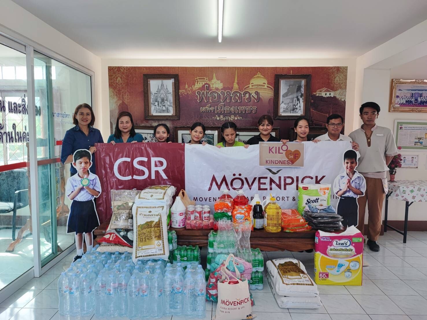 Moevenpick Asara Resort &amp; Spa Hua Hin be a part of Moevenpick's worldwide charitable initiative known as "A Kilo of Kindness "