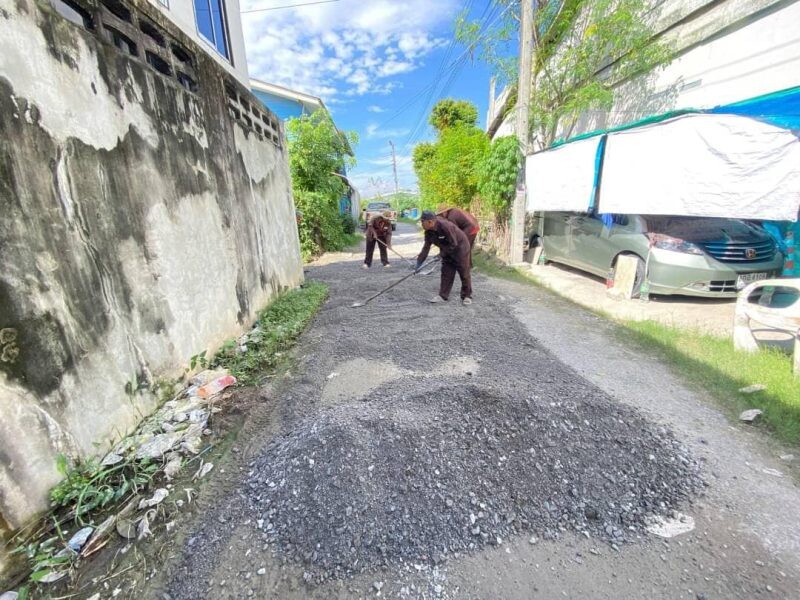 เขตทุ่งครุเร่งซ่อมผิวจราจรภายในซอยประชาอุทิศ 54 แยก 6-13