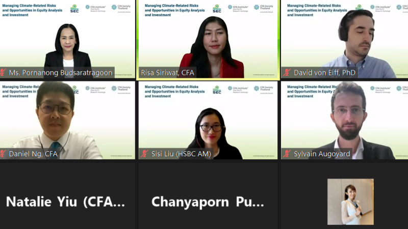 ก.ล.ต. CFA Institute และสมาคม ซีเอฟเอ ไทยแลนด์ สานต่อความร่วมมือในการส่งเสริมองค์ความรู้ ด้าน ESG เพื่อยกระดับคุณภาพบุคลากรในธุรกิจตลาดทุน