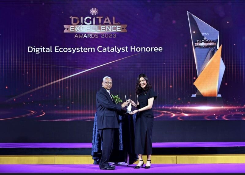 "วีออมนิ" คว้ารางวัล Thailand Digital Excellence Awards 2023 ในสาขา "Digital Ecosystem Catalyst" ตอกย้ำความเป็นผู้นำในฐานะองค์กรดิจิทัลที่ขับเคลื่อนการเปลี่ยนแปลงท่ามกลาง การเปลี่ยนแปลงของเทคโนโลยีดิจิทัล (Digital Transformation)