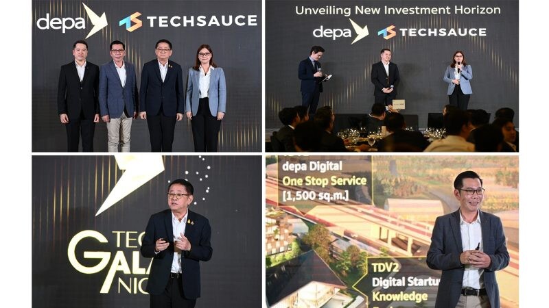 The Minister of Digital Economy and Society is enhancing digital capabilities, igniting Thai digital startup scene at the depa TECH GALA NIGHT event, expected to raise over 500 million Baht from this event