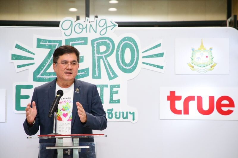 True Corp Joins Hand with the Secretariat of the House of Representatives to Drive "Going Zero E-WASTE with the ASEAN Center"