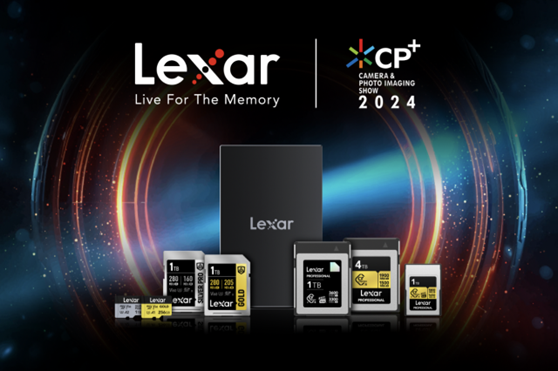 Lexar จัดแสดงผลิตภัณฑ์อุตสาหกรรมระดับไฮเอนด์ชั้นนำในงาน CP+ 2024 หน่วยความจำแฟลชชั้นนำได้มาถึงญี่ปุ่นแล้ว!!