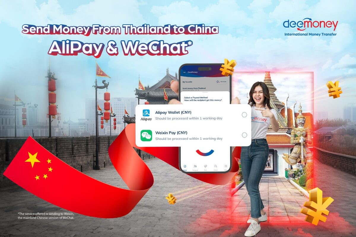 DeeMoney Partners with Alipay and WeChat for seamless Cross-Border Remittance to China