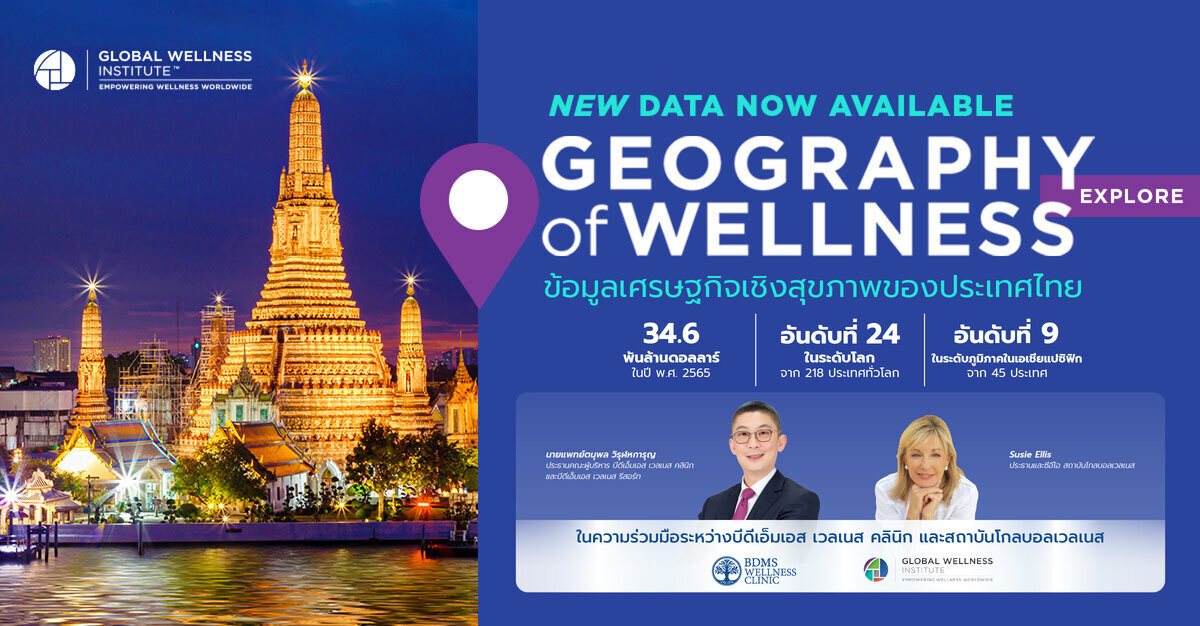 สถาบันโกลบอลเวลเนส (GWI) ประกาศความร่วมมือกับบีดีเอ็มเอส เวลเนส คลินิก เป็นปีที่สอง