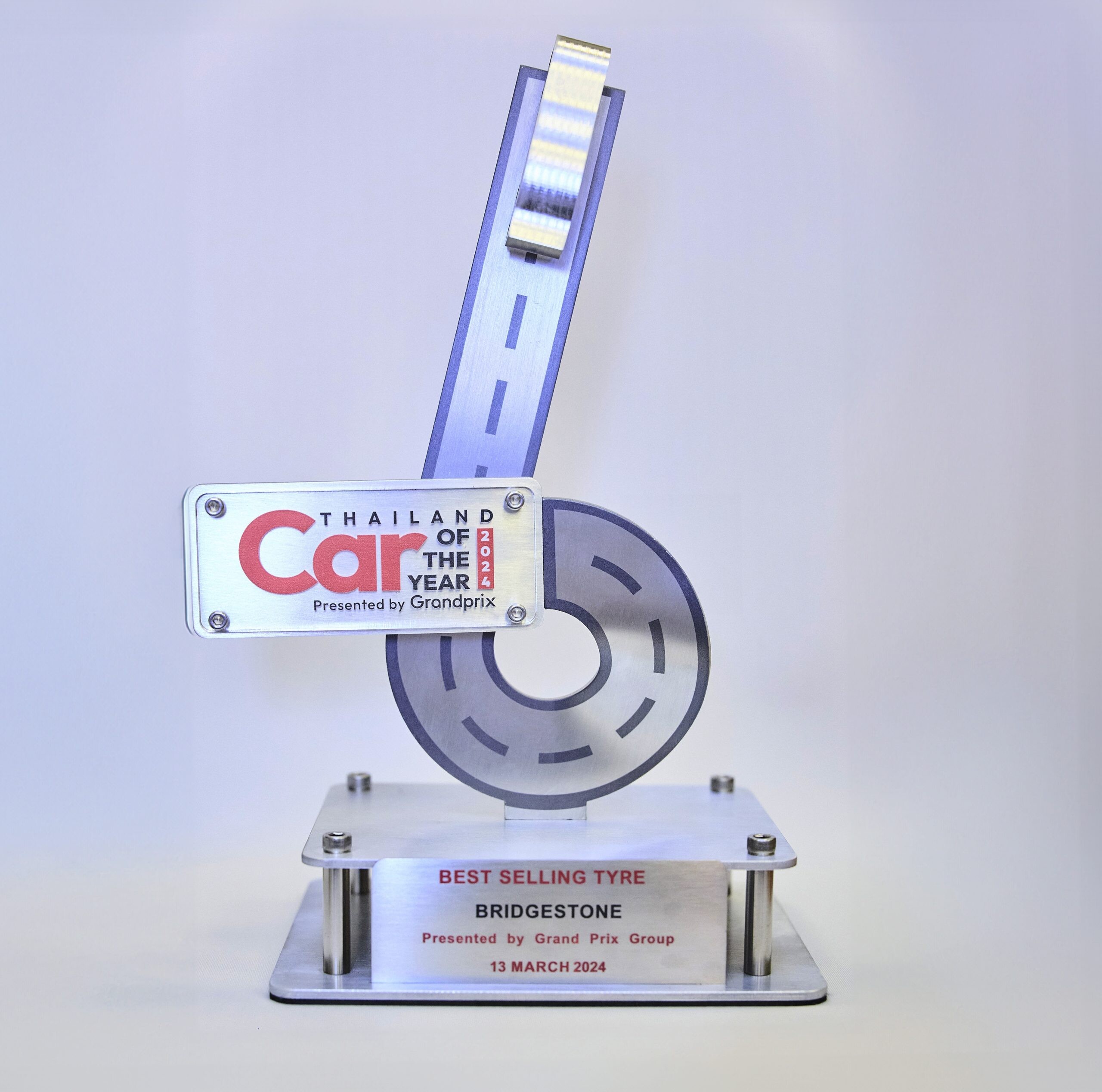 Bridgestone Wins "BEST SELLING TYRE Award by Grand Prix" for 26 Consecutive Years in "CAR &amp; BIKE OF THE YEAR 2024", Fortifying Leadership Position in Thailand's Automotive Tyre