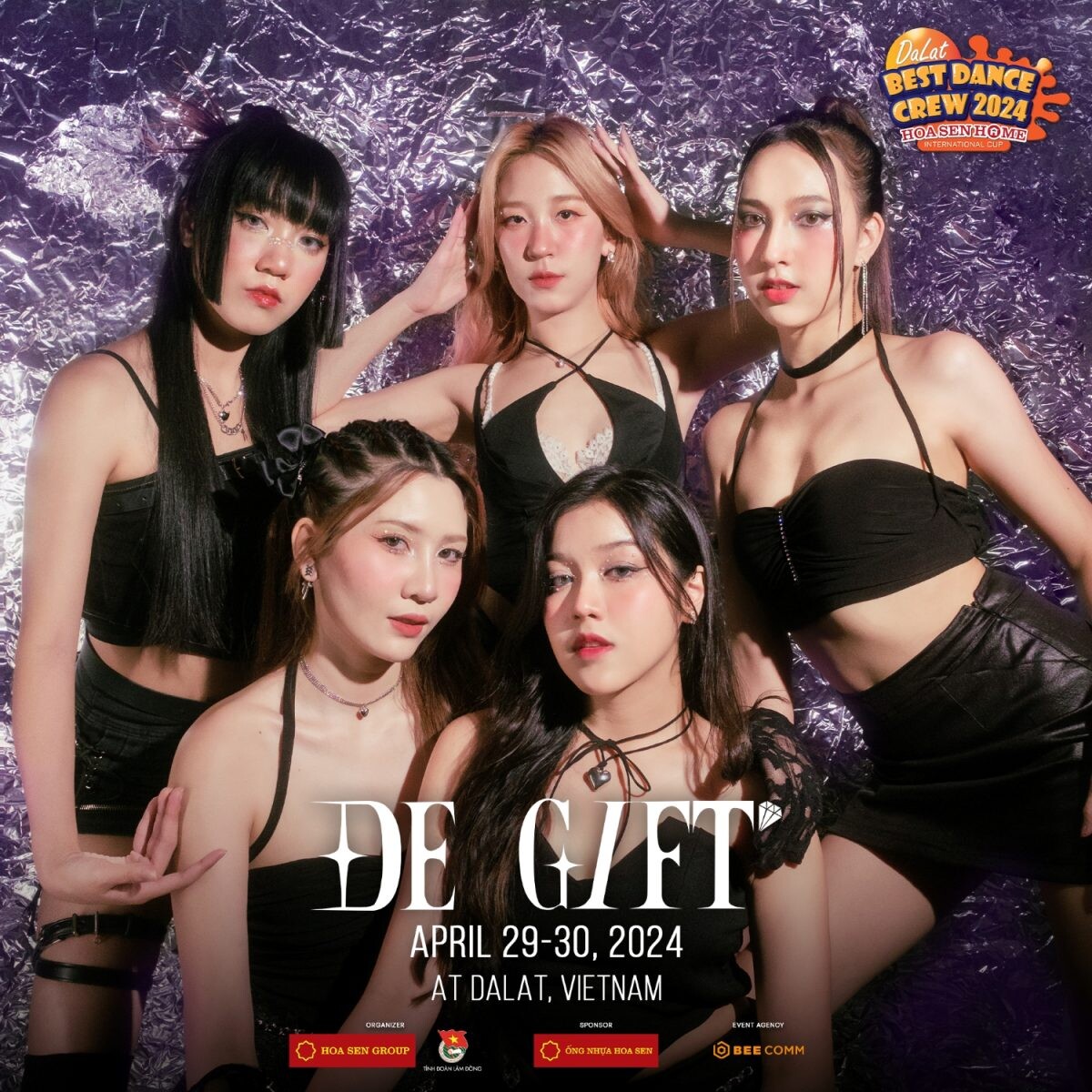 เกิร์ลกรุ๊ปสาว "DE GIFT' (เดอ กิฟท์)" ปังเกินเบอร์!!!! เตรียมปล่อยของโชว์ Performance เวที "Dalat Best Dance Crew 2024" ประเทศเวียดนาม!!