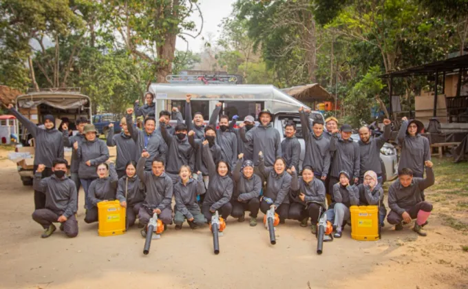 ยูนิโคล่ สนับสนุนฮีโร่ทีมดับไฟป่าและอาสาสมัครของมูลนิธิกระจกเงา