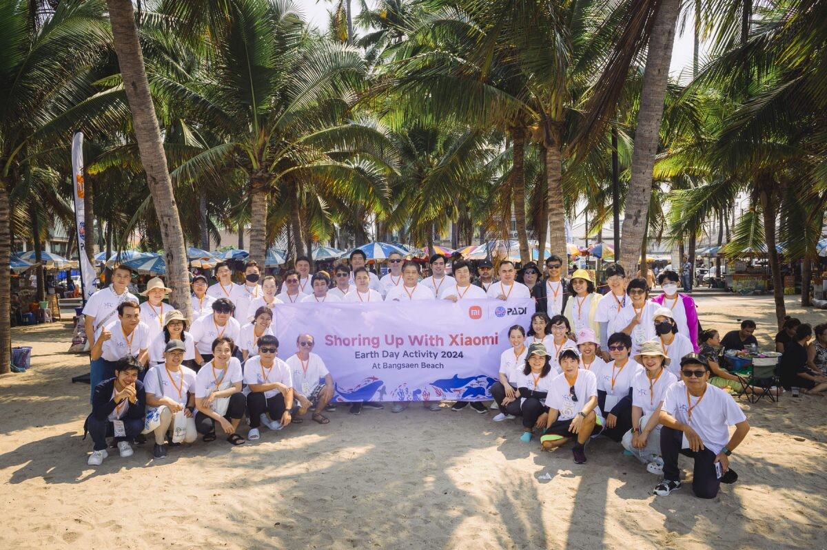 เสียวหมี่จับมือ PADI ยกทีมเสียวหมี่แฟนร่วมรักษาสิ่งแวดล้อมทางทะเลทำความสะอาดหาดบางแสน