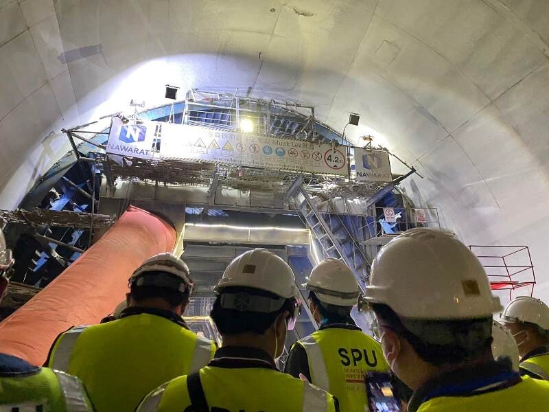 วิศวกรรุ่นใหม่ไฟแรง! DEK วิศวกรรมระบบราง SPU เข้าศึกษาดูงานจริง โครงการ "MUAK LEX TUNNEL ENTRACE OF HSR THAILAND - CHINA"