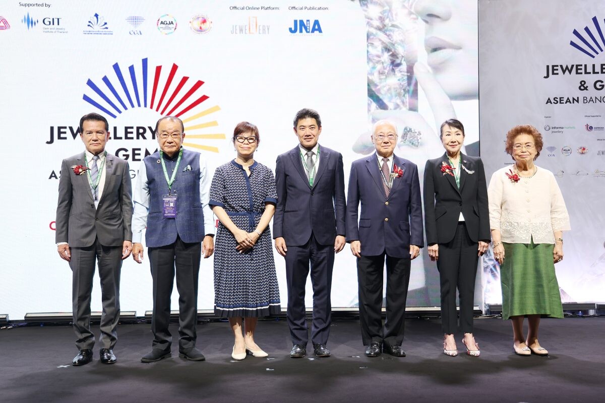 เริ่มแล้วงานแสดงสินค้าอัญมณีระดับโลก Jewellery &amp; Gem ASEAN Bangkok (JGAB) 2024