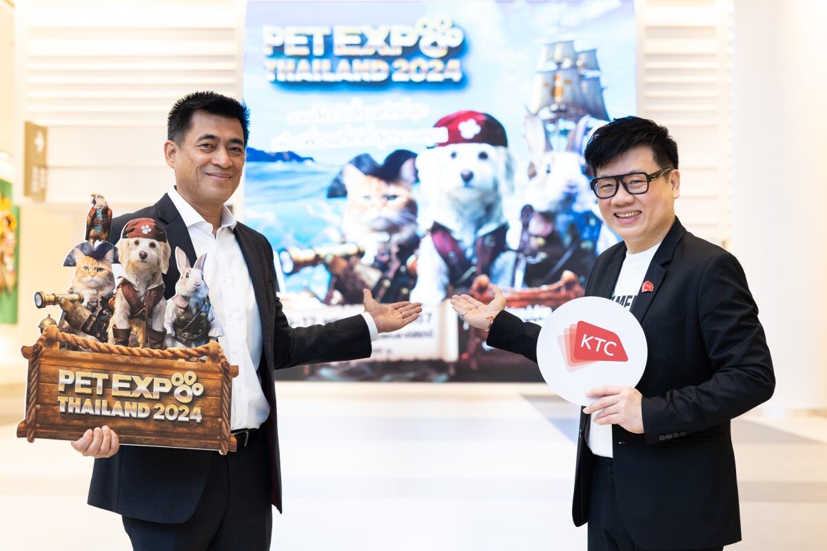 "KTC" Teams up with "N.C.C." for "Pet Expo Thailand 2024" Privileges Highlighting the Trend of Treating Pets Like Children and for Card Spending Boost