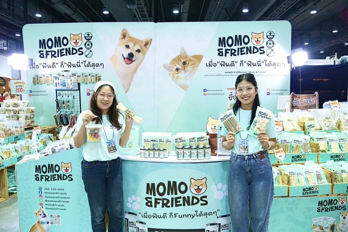 IHL จับเทรนด์อาหารสัตว์เลี้ยงโต ร่วมนำผลิตภัณฑ์ MOMO&amp;FRIEND บุกงาน PET Expo Thailand 2024 นี้!