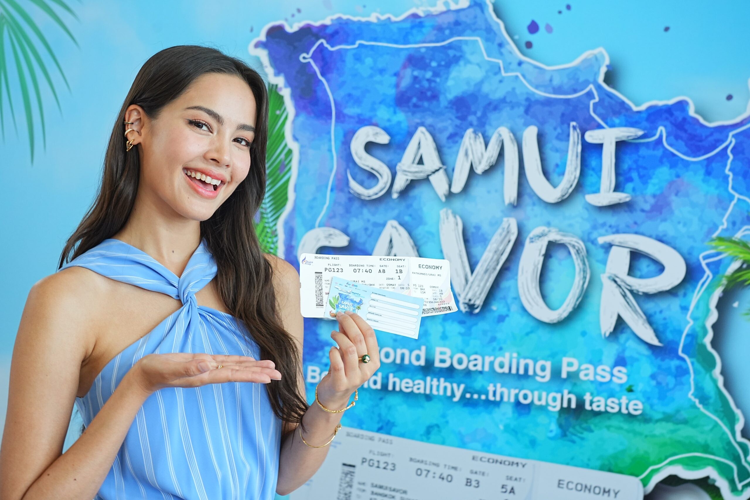 บางกอกแอร์เวย์สจับมือบีดีเอ็มเอสเปิดตัวโครงการ SAMUI SAVOR, Beyond Boarding Pass, Beyond healthy…through taste