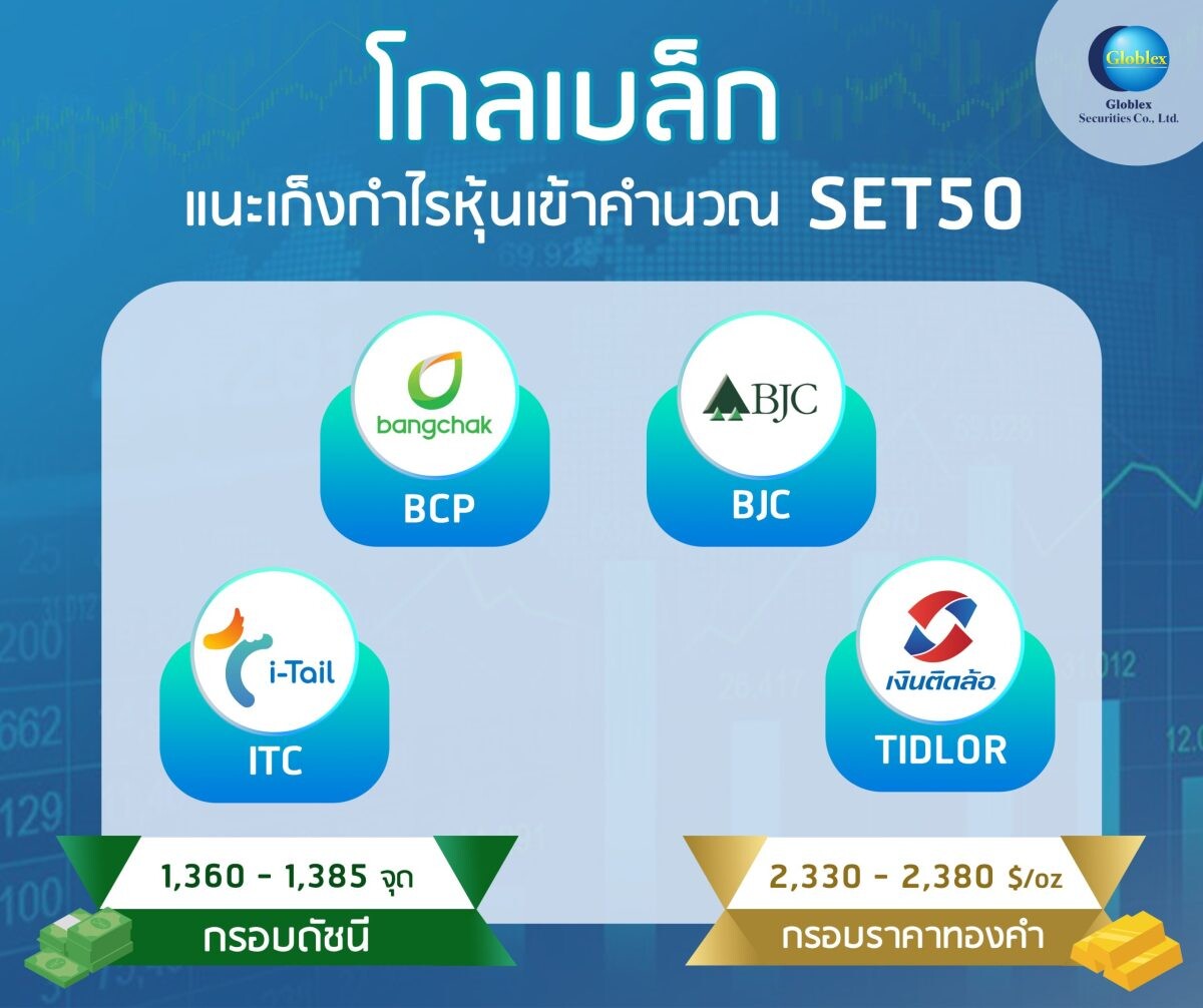 "โกลเบล็ก" แนะเก็งกำไรหุ้นเข้าคำนวณ SET50